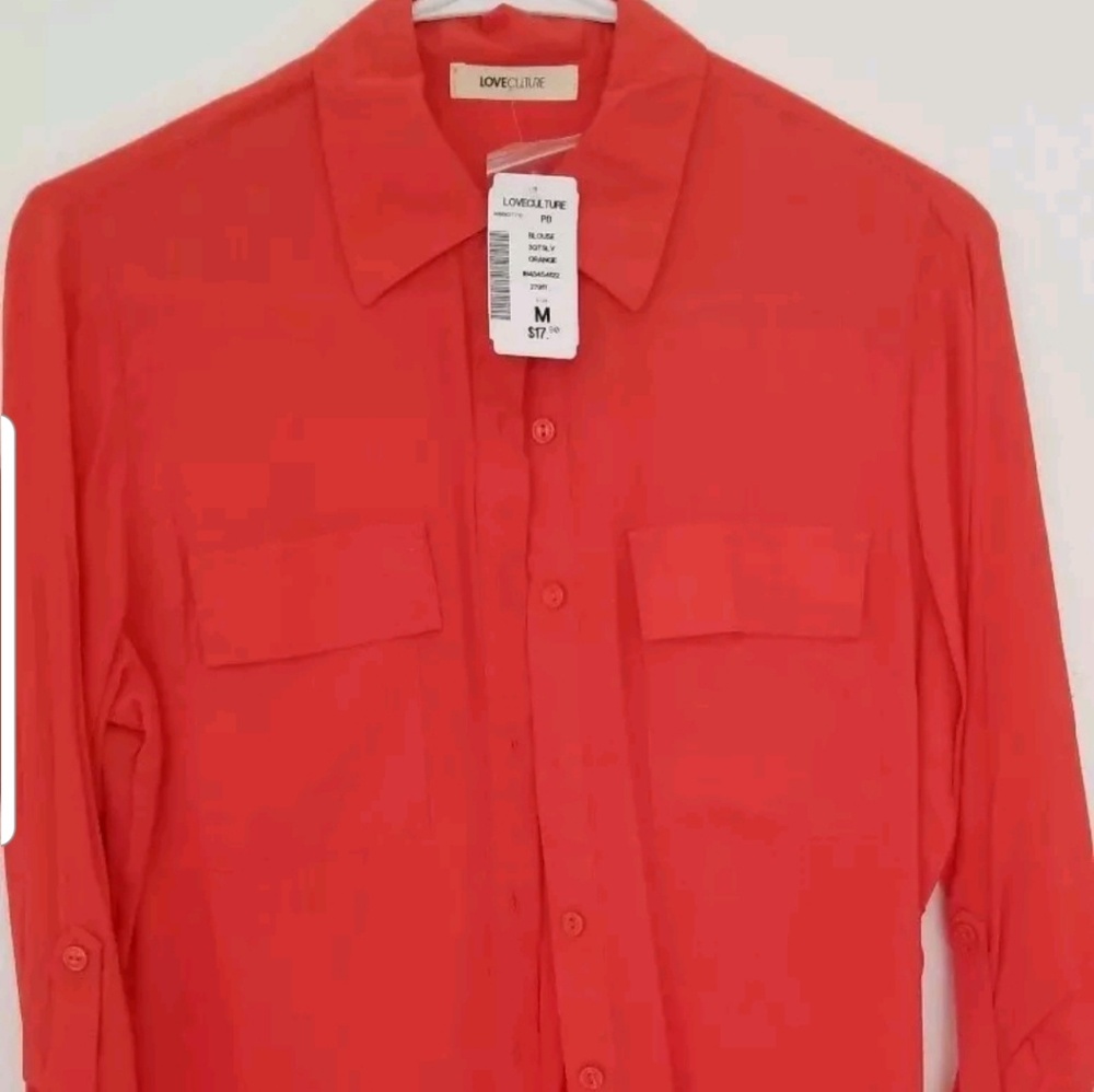 Blouse orange